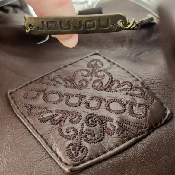 DONATED-Faux Leather Jacket - Picture 5 of 9